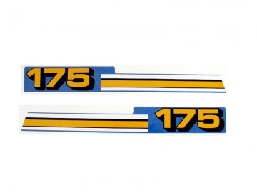 Achterspatbordsticker iseki landhope 175