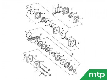 Afstandhouder shibaura tekening