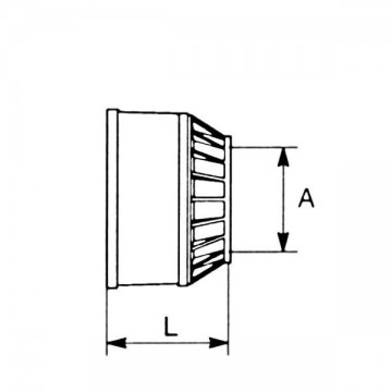 Beschermkap aftakas - 150 mm