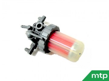 Brandstoffilter met ontluchting