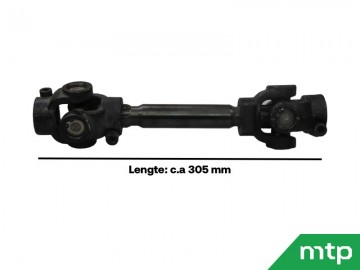 Complete kruiskoppeling met aandrijfas 180 mm