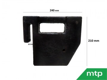 Frontgewicht 135 kg maten