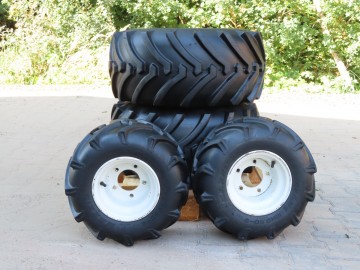 industriebanden met velgen