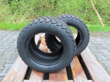 Set gazonbanden 195/50-10 eerste montage