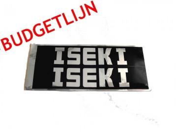 Motorkapstickers Iseki
