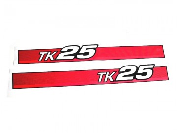 Iseki motorkapstickers tk25