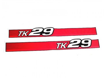 Iseki motorkapstickers tk29