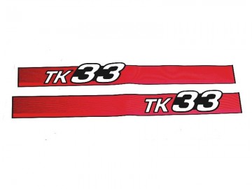 Iseki motorkapstickers tk33