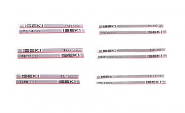 Motorkapstickers Iseki TU