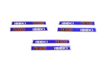 Motorkapstickers Iseki TX