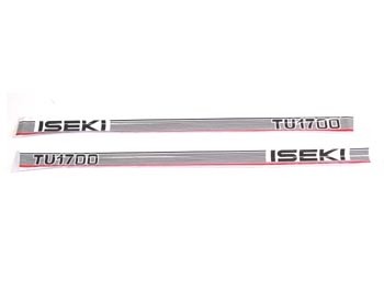 Motorkapstickers Iseki TU