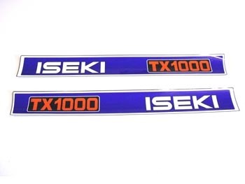 Motorkapstickers Iseki TX
