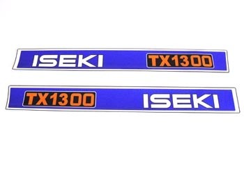 Motorkapstickers Iseki TX