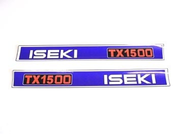 Motorkapstickers Iseki TX