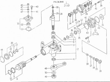 Keerring afdichting stuurbekrachtiging