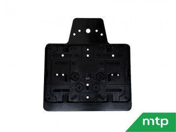 Kentekenplaathouder met kentekenplaat