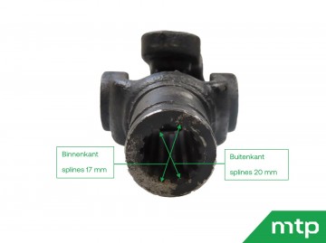 Kruiskoppeling mtp 1161 lange voorkant 2