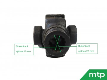 Kruiskoppeling kubota