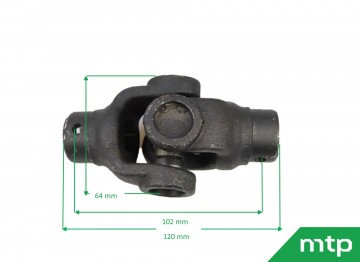 Kruiskoppeling vooras kubota b 4jpg