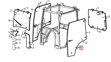 Lochmann cabine deur links sa