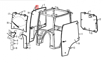 Lochmann cabine deur rechts