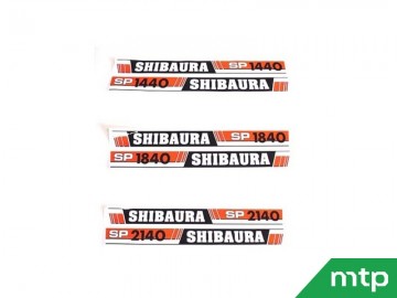Motorkapstickers shibaura sp