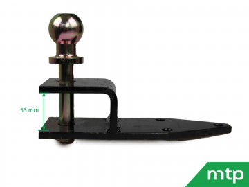 Ondertrekhaak zijzicht maten 1