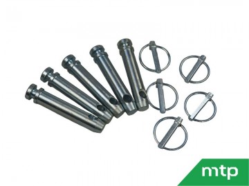 Set topstangpennen en borgclips 0