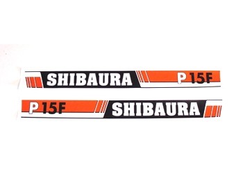 Motorkapstickers Shibaura P
