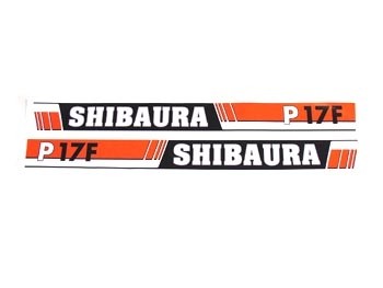 Motorkapstickers Shibaura P