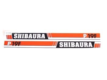 Motorkapstickers Shibaura P