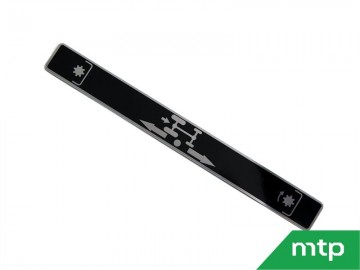 Sticker inschakeling achteraftakas shibaura