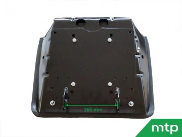 Stoel iseki aankoppeling achterkant afmeting