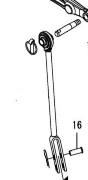 Koppelpen Yanmar 1A8330-72150
