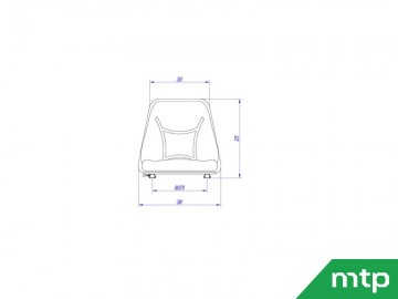 Tractorstoel compact afmetingen