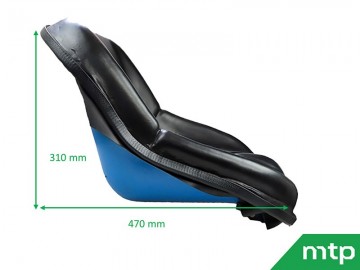 Tractorstoel iseki zijkant afmetingen 2