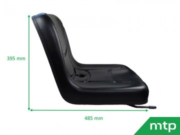 Tractorstoel universeel deluxe zijkant afmetingen