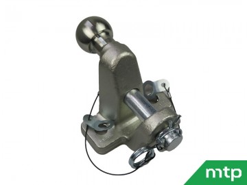 Trekhaak met kogelkoppeling zijkant