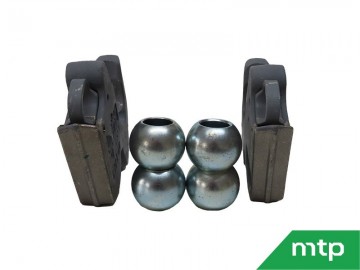 Vanghakenset met snelwisselkogels