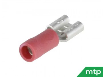 Vlakstekkerhulzen ongeisoleerd